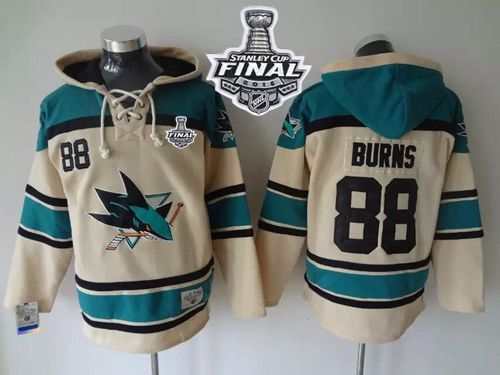 Brent Burns San Jose Sharks cream jersey