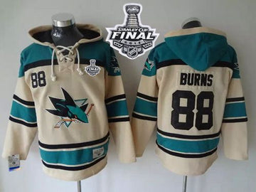 Brent Burns San Jose Sharks cream jersey