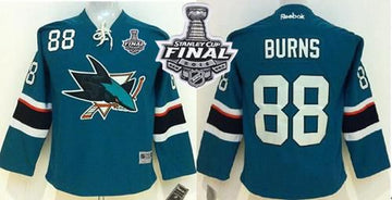 Brent Burns San Jose Sharks green jersey