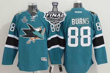 Brent Burns San Jose Sharks teal jersey