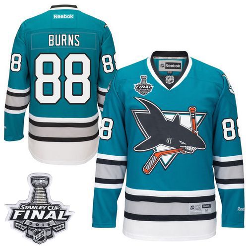 Brent Burns San Jose Sharks teal jersey
