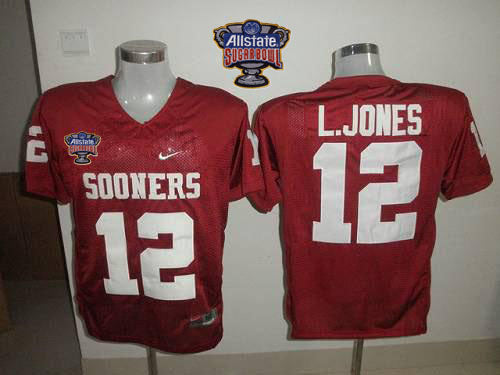 Landy Jones Oklahoma Sooners red jersey