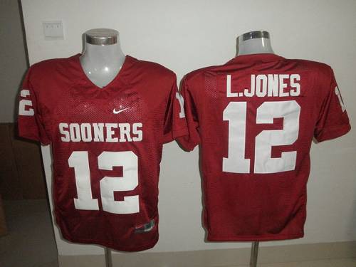 Landy Jones Oklahoma Sooners red jersey
