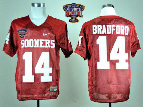 Sam Bradford Oklahoma Sooners red jersey