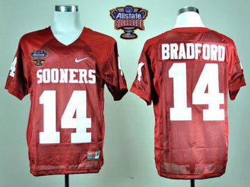Sam Bradford Oklahoma Sooners red jersey