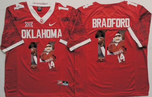Sam Bradford Oklahoma Sooners red Fashion jersey