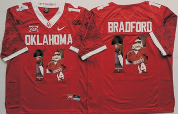 Sam Bradford Oklahoma Sooners red Fashion jersey