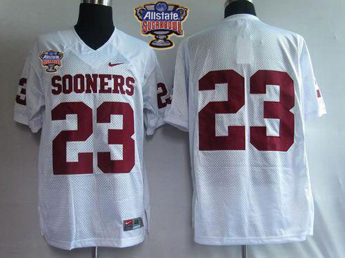 Allen Patrick Oklahoma Sooners white jersey