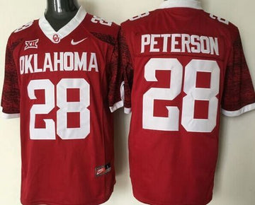 Adrian Peterson Oklahoma Sooners red jersey
