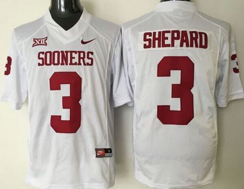 Sterling Shepard Oklahoma Sooners white jersey