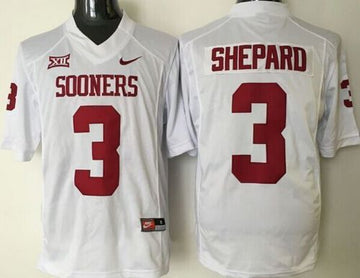 Sterling Shepard Oklahoma Sooners white jersey