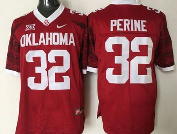 Samaje Perine Oklahoma Sooners red jersey