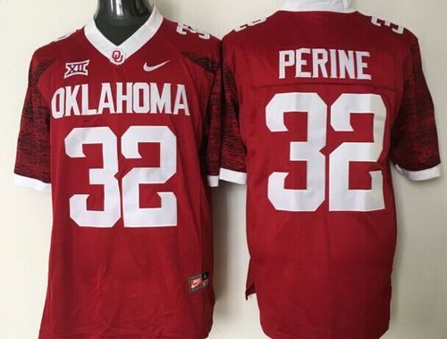 Samaje Perine Oklahoma Sooners red jersey