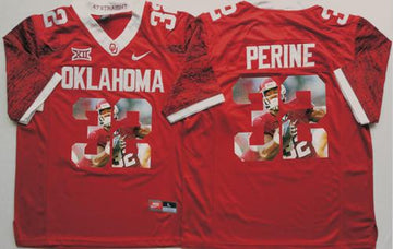 Samaje Perine Oklahoma Sooners red Fashion jersey
