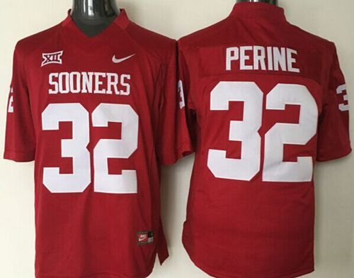 Samaje Perine Oklahoma Sooners red jersey