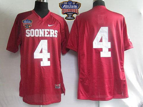 Oklahoma Sooners red jersey