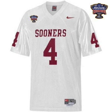 Oklahoma Sooners white jersey