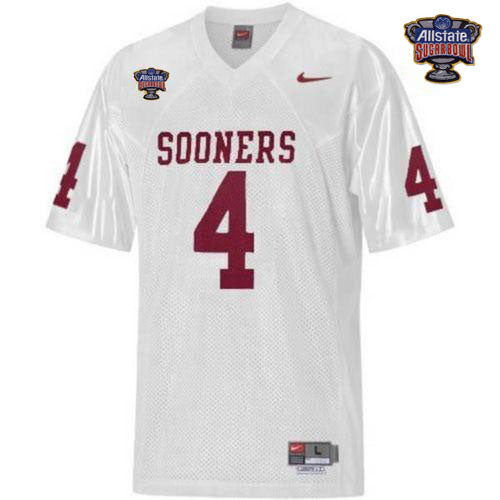 Oklahoma Sooners white jersey