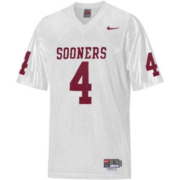 Oklahoma Sooners white jersey