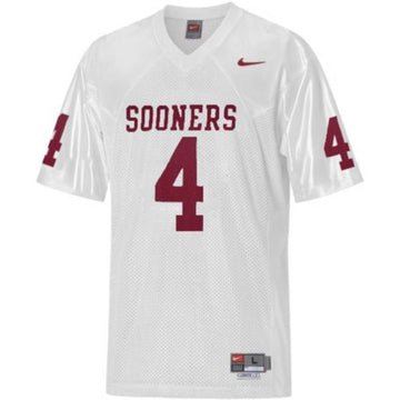 Oklahoma Sooners white jersey