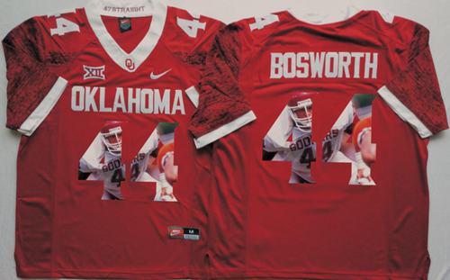 Brian Bosworth Oklahoma Sooners red Fashion jersey