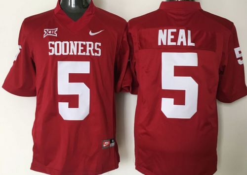 Durron Neal Oklahoma Sooners red jersey