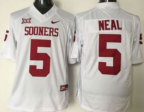 Durron Neal Oklahoma Sooners white jersey