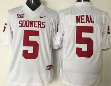Durron Neal Oklahoma Sooners white jersey