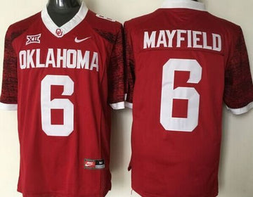 Baker Mayfield Oklahoma Sooners red jersey