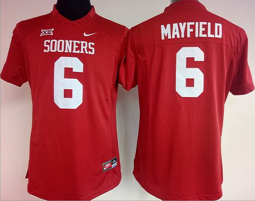 Baker Mayfield Oklahoma Sooners red jersey