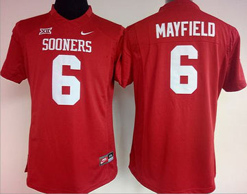 Baker Mayfield Oklahoma Sooners red jersey