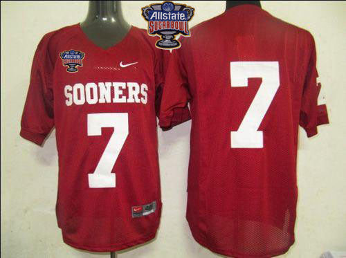 Oklahoma Sooners red jersey