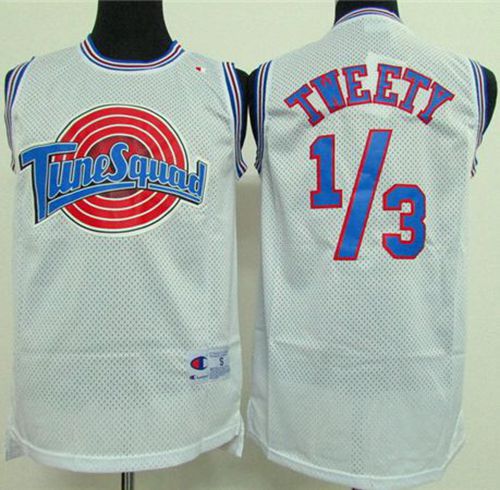 Tune Squad white jersey