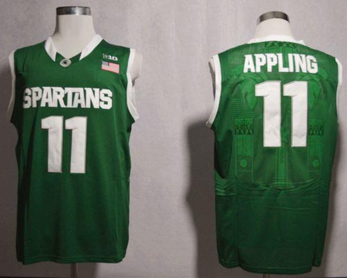 Keith Appling Michigan State Spartans green jersey