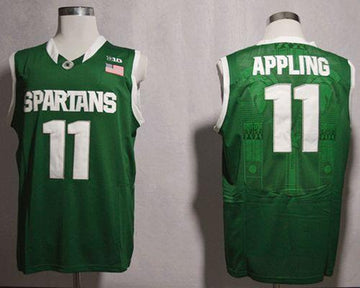 Keith Appling Michigan State Spartans green jersey
