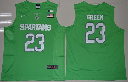 Draymond Green Michigan State Spartans green Authentic jersey