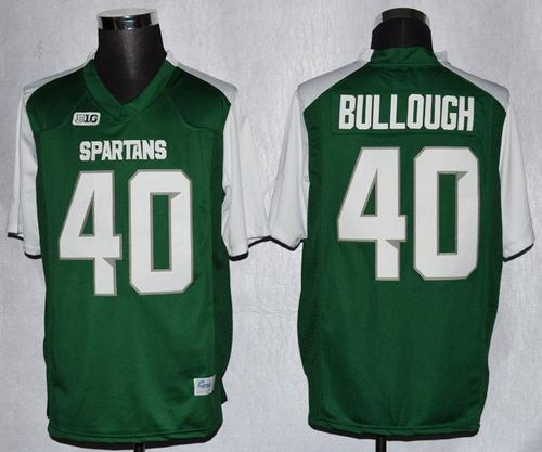 Max Bullough Michigan State Spartans green-white jersey