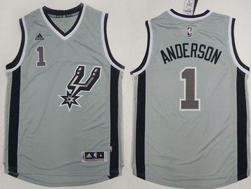 Kyle Anderson San Antonio Spurs grey Alternate jersey