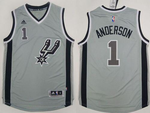 Kyle Anderson San Antonio Spurs grey Alternate jersey