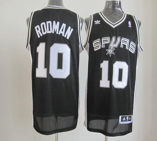Dennis Rodman San Antonio Spurs black jersey