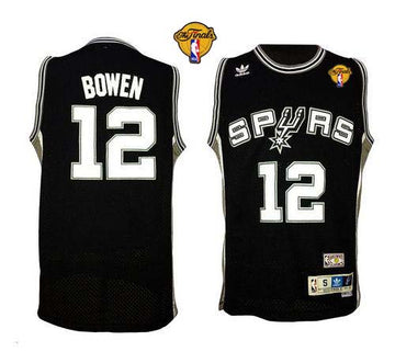 Bruce Bowen San Antonio Spurs black Throwback jersey