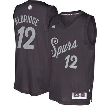 LaMarcus Aldridge San Antonio Spurs black jersey
