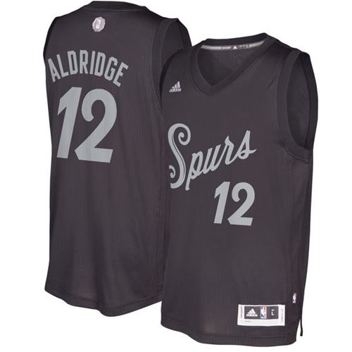 LaMarcus Aldridge San Antonio Spurs black jersey