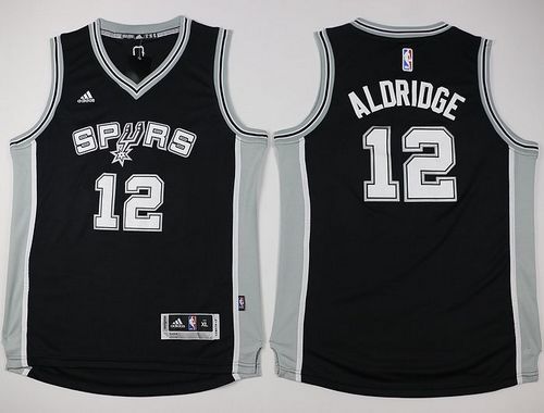 LaMarcus Aldridge San Antonio Spurs black jersey