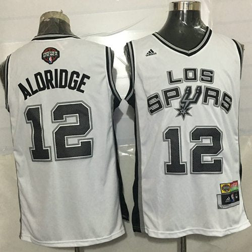 LaMarcus Aldridge San Antonio Spurs white jersey