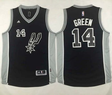 Danny Green San Antonio Spurs black Road jersey