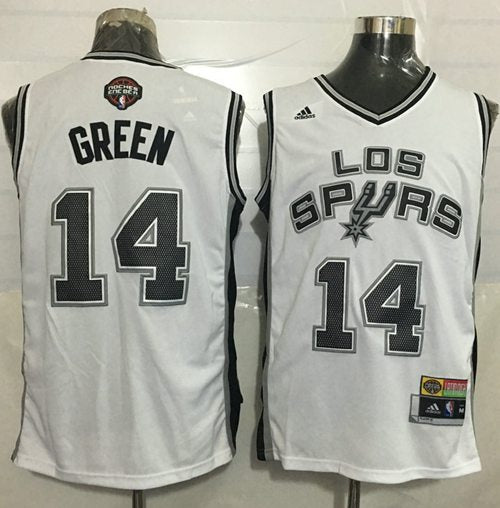 Danny Green San Antonio Spurs white jersey