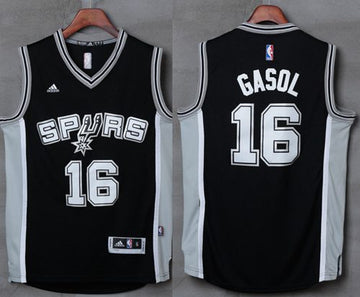 Pau Gasol San Antonio Spurs black jersey