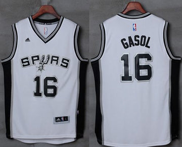 Pau Gasol San Antonio Spurs white jersey