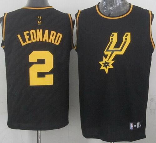 Kawhi Leonard San Antonio Spurs black Fashion jersey